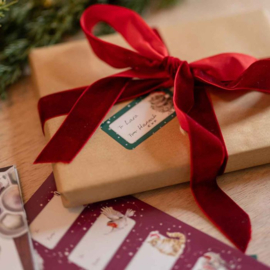 Wrendale Christmas stickerset - Giftlabels
