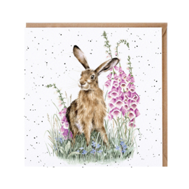 Wrendale greeting card - "The Wild Garden" - haas