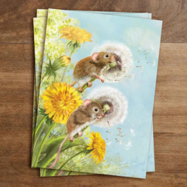 Iris Esther ansichtkaart - Dandelion Fun