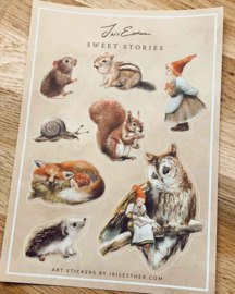 Iris Esther Art Stickers - Sweet Stories