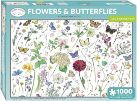 Otter House puzzel - 1000 - Flowers & Butterflies