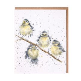 Wrendale greeting card - "Hanging out with Friends" - pimpelmees