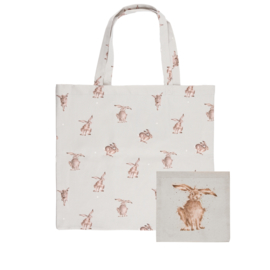 Wrendale foldable shopping bag "Hare-Brained" - haas