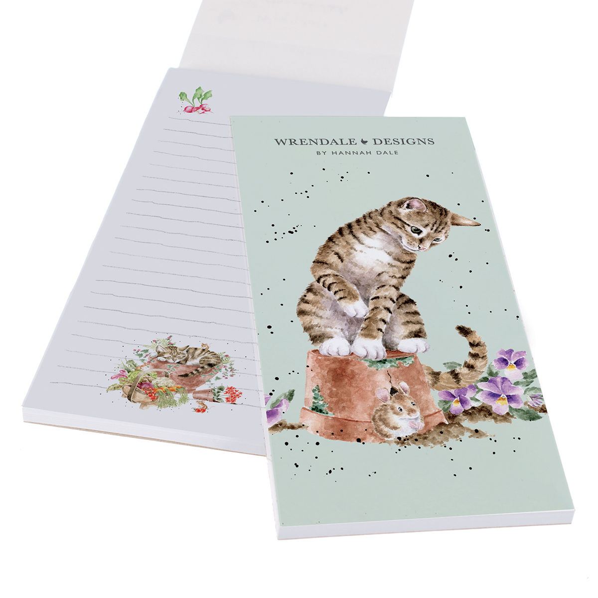 Wrendale Magnetic Shopping Pad "Hide and Squeek" - poes & muis