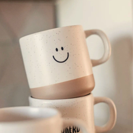 Mok keramiek 360 ml - Smiley