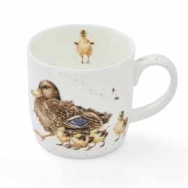 Wrendale Royal Worcester mok "Room for a Small One" - eendjes