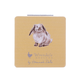 Wrendale compactspiegel "Earisistable" - konijn