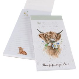 Wrendale Magnetic Shopping Pad "Daisy Coo"