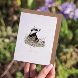 Wrendale card "The Botanist" - "with love" - das