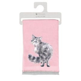 Wrendale winter scarf - Glamour Puss - poes
