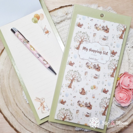 Isabelle Rose shopping pad - Forest Party