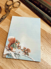 Iris Esther Acorn Tea Notepad - A6