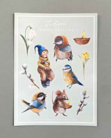 Iris Esther Art Stickers - Spring Prelude