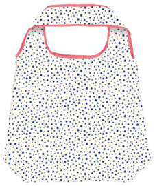 Opvouwbare shopper - dalmatian dots