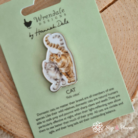 Wrendale Pin Badge - speldje "Feline Good" - poes