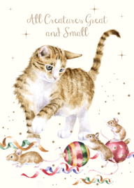 Wrendale Christmas Card Pack "All Creatures Great & Small"