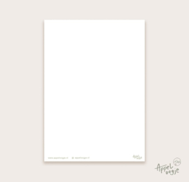 Appeloogje ansichtkaart - Feestje in het bos