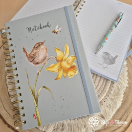 Wrendale A5 Notebook "the Birds and the Bees" - vogel & hommel