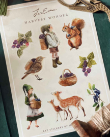 Iris Esther Art Stickers - Harvest Wonder