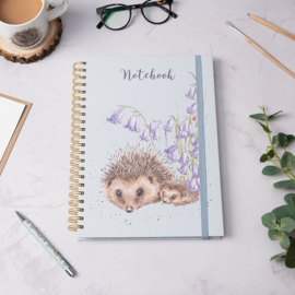 Wrendale A4 Notebook "Love and Hedgehugs" - egel