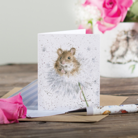 Wrendale mini card "Dandelion" - muis