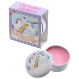 Lipbalm in blikje - unicorn