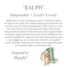 Wrendale knuffel - "Ralph" - hond