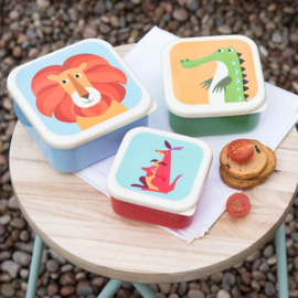 Lunchboxen set - Colourful creatures