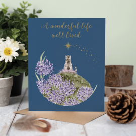 Wrendale condoleance card "A Wonderful Life" - poes