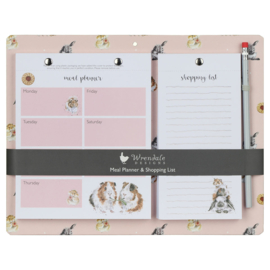 Wrendale Meal Planner & Shopping Pad