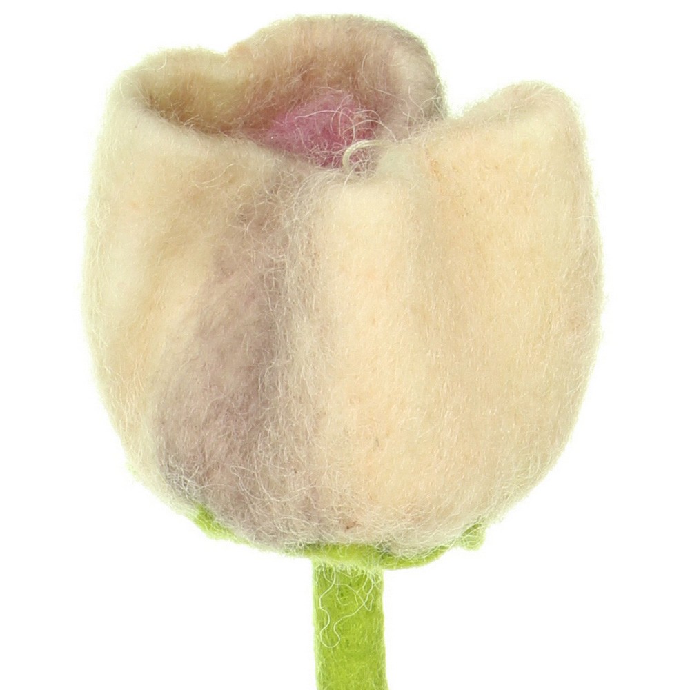 Vilten bloem - Tulp Livia - lila