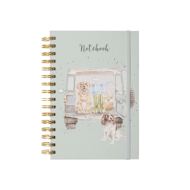 Wrendale A5 Notebook "Paws for a Picnic" - hond