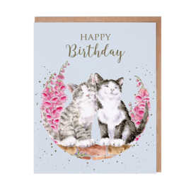 Wrendale greeting card "Happy Birthday" - poes