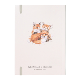 Wrendale Flexi Notebook - "Under the Oak Tree" - vos