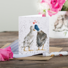 Wrendale mini card "Duck Love" - eend
