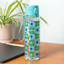 Waterfles 700 ml - Daisy blue/green