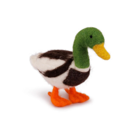 Vilten decoratie eend - woerd
