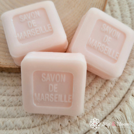 Savon de Marseille - gastenzeepje - rozen