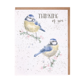 Wrendale greeting card "Thinking of You" - pimpelmees