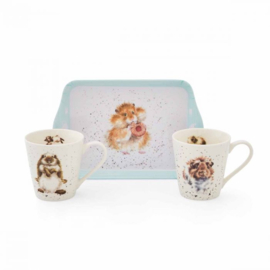 Wrendale Mug & Tray set "Diet Starts Tomorrow"