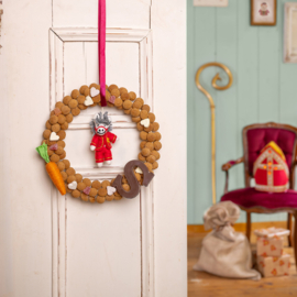 Vilten decoratie hanger "Ozosnel" - Paard van Sint
