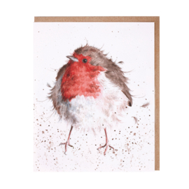 Wrendale greeting card - "The Jolly Robin" - roodborstje