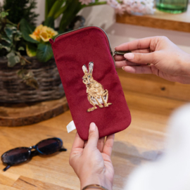 Wrendale embroidered Glasses Pouch "Golden Hour" - haas