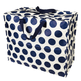 Rex London Jumbo bag - Navy Dots