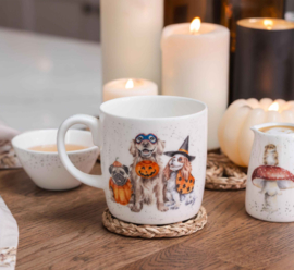 Wrendale Royal Worcester mok - large - "Trick or Treat"