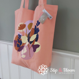 Bio katoenen shopper - Fleurs