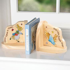 Peter Rabbit houten boekensteunen - set
