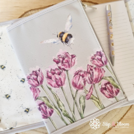 Wrendale Notebook Wallet "Flight of the Bumblebee" - hommel