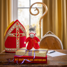 Vilten decoratie paard van Sinterklaas - "Ozosnel"
