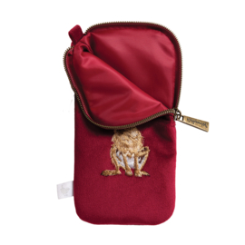 Wrendale embroidered Glasses Pouch "Golden Hour" - haas